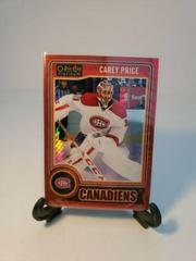 Carey Price [Red Prism] Hockey Cards 2014 O-Pee-Chee Platinum Prices