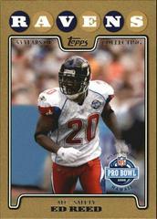 Ed Reed [Gold] #315 Football Cards 2008 Topps Prices