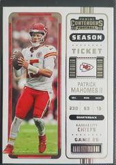 Patrick Mahomes II Football Cards 2022 Panini Contenders Prices