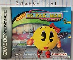 Manual  | Ms. Pac-Man Maze Madness GameBoy Advance