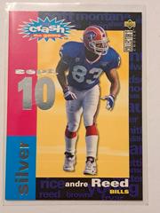 Andre Reed [Silver 9/10] Football Cards 1995 Collector's Choice Crash the Game Prices