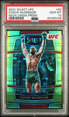 Conor McGregor [Neon Green] Ufc Cards 2022 Panini Select UFC Prices