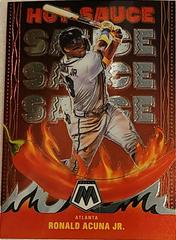 Ronald Acuna Jr. #HS-4 Baseball Cards 2022 Panini Mosaic Hot Sauce Prices