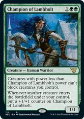Champion of Lambholt Magic Kamigawa: Neon Dynasty Commander Prices