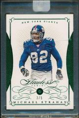 Michael Strahan [Emerald] #12 Football Cards 2015 Panini Flawless Prices