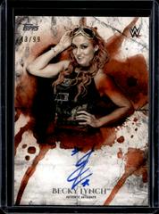Becky Lynch [Orange] Wrestling Cards 2018 Topps WWE Undisputed Autographs Prices