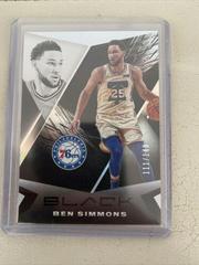 Ben Simmons [Copper] #40 Basketball Cards 2020 Panini Black Prices