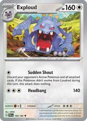 Exploud #150 Pokemon Paradox Rift Prices