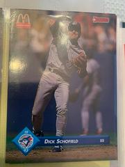 DICK SCOFIELD Baseball Cards 1993 Donruss McDonald's Toronto Blue Jays Great Moments Prices