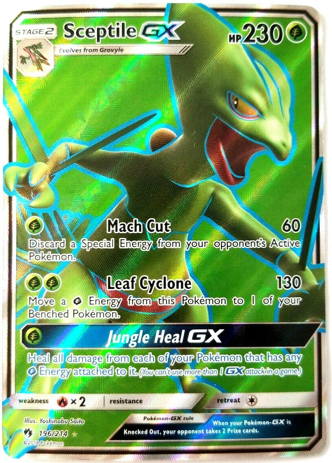 Sceptile GX #196 Prices | Pokemon Lost Thunder | Pokemon Cards