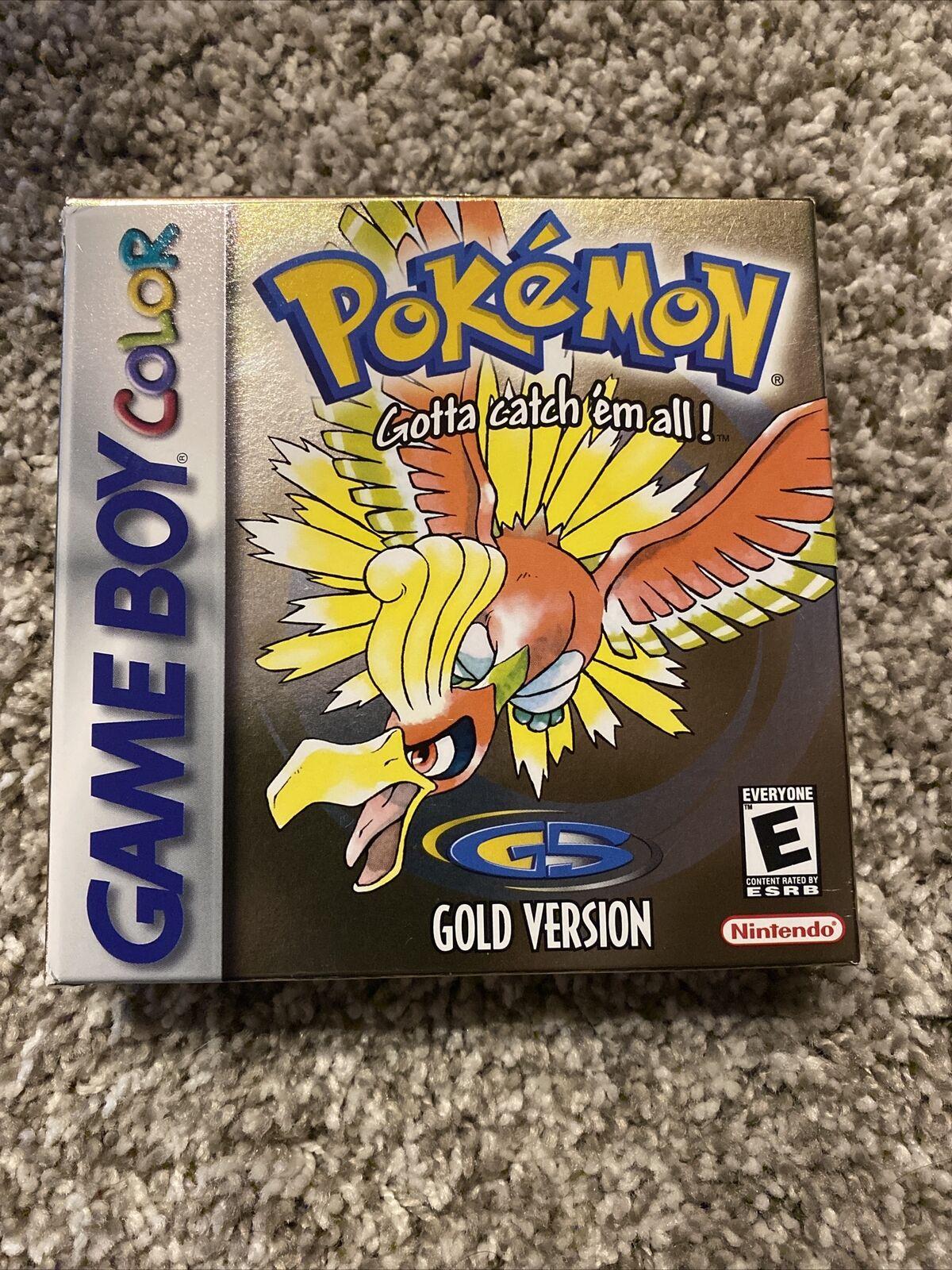 Pokemon Gold | Item, Box, and Manual | GameBoy Color