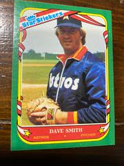 Dave Smith Baseball Cards 1987 Fleer Star Stickers Prices