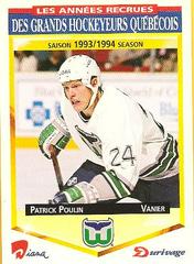 Patrick Poulin Hockey Cards 1993 Score Durivage Prices