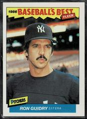 Ron Guidry Baseball Cards 1986 Fleer Baseball's Best Prices