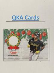 Ke'Bryan Hayes #WRC-KH Baseball Cards 2022 Topps Holiday Relics Prices