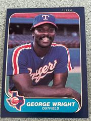 George Wright #578 Baseball Cards 1986 Fleer Prices