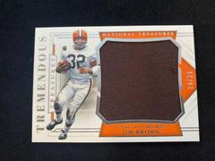 Jim Brown Football Cards 2018 National Treasures Tremendous Prices