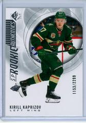 Kirill Kaprizov Hockey Cards 2020 SP Prices