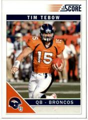 Tim Tebow #92 Football Cards 2011 Panini Score Prices