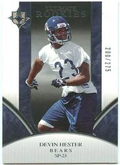 Devin Hester #303 Football Cards 2006 Upper Deck Ultimate Collection Prices