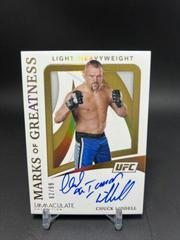 Chuck Liddell Ufc Cards 2021 Panini Immaculate UFC Marks of Greatness Autographs Prices