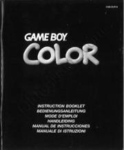 Manual | Game Boy Color Teal GameBoy Color