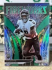 Kyle Pitts [Green Prizm] #F-13 Football Cards 2021 Panini Prizm Fireworks Prices