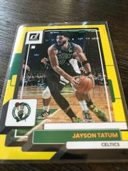 Jayson Tatum [Yellow Flood] #1 Basketball Cards 2022 Panini Donruss Prices