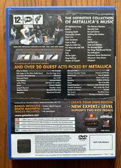 'Cover, Back' | Guitar Hero Metallica [Not For Resale] PAL Playstation 2