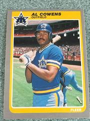 Al Cowens #487 Baseball Cards 1985 Fleer Prices