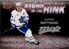 Auston Matthews #SS-9 Hockey Cards 2023 Upper Deck MVP Stars of the Rink Prices