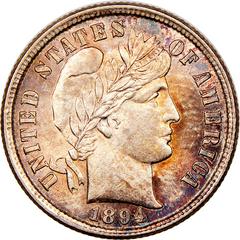1894 Coins Barber Dime Prices