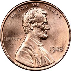 1988 Coins Lincoln Memorial Penny Prices