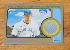 Relic Gold Front Numbered  | Jose Berrios [Gold] Baseball Cards 2022 Topps Heritage Clubhouse Collection Relics