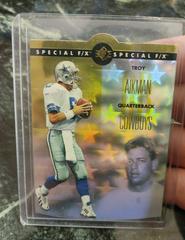 Troy Aikman [Die Cut] Football Cards 1996 SP Holoview Prices