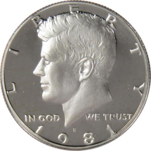 1981 S [TYPE 1 PROOF] Coins Kennedy Half Dollar