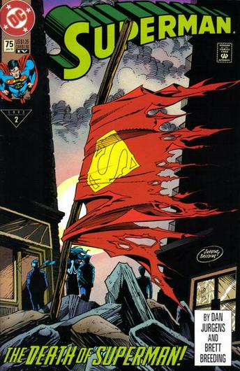 Superman [4th Print] #75 (1993) Cover Art