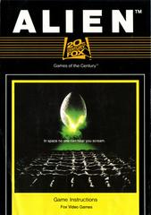Alien - Manual | Alien Atari 2600