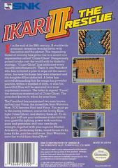 Ikari Warriors III - Back | Ikari Warriors III NES