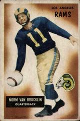 Norm Van Brocklin #32 Football Cards 1955 Bowman Prices
