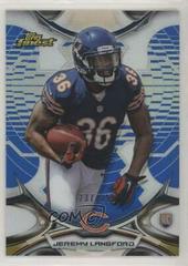 Jeremy Langford [Blue Refractor] #3 Football Cards 2015 Topps Finest Prices