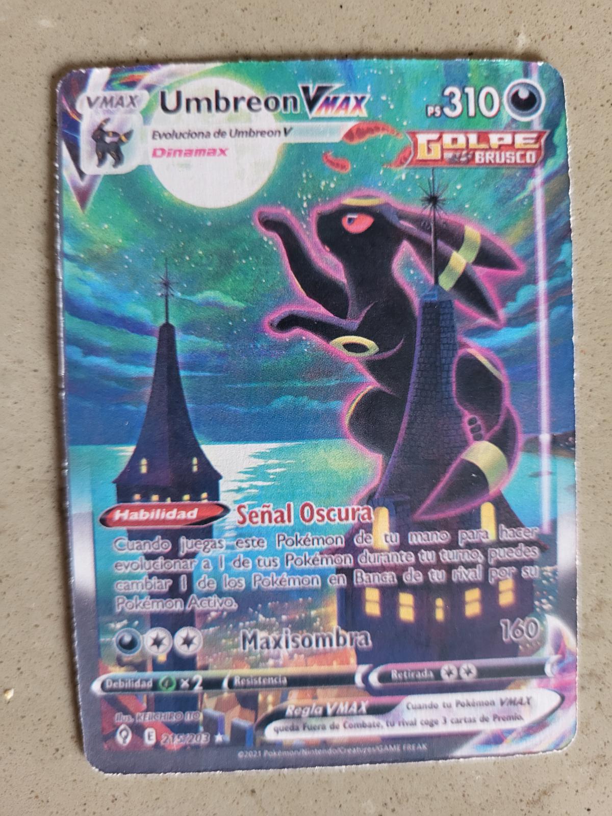 Umbreon VMAX Ungraded Pokemon Evolving Skies