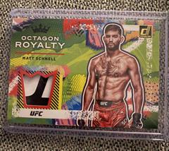 Matt Schnell [Prime] #OR-MSH Ufc Cards 2022 Panini Donruss UFC Octagon Royalty Prices