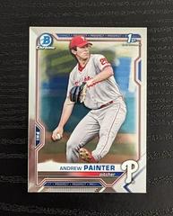 Andrew Painter #BDC-10 Baseball Cards 2021 Bowman Draft Chrome Prices
