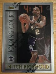Mitch Richmond [Topps Finest Protector] #HC-12 Basketball Cards 1996 Topps Holding Court Prices