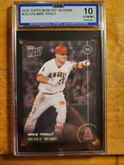 Mike Trout Baseball Cards 2016 Topps Now Off Season Prices