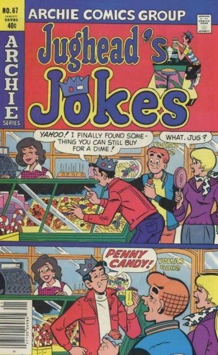 Jughead's Jokes #67 (1979) Comic Books Jughead's Jokes