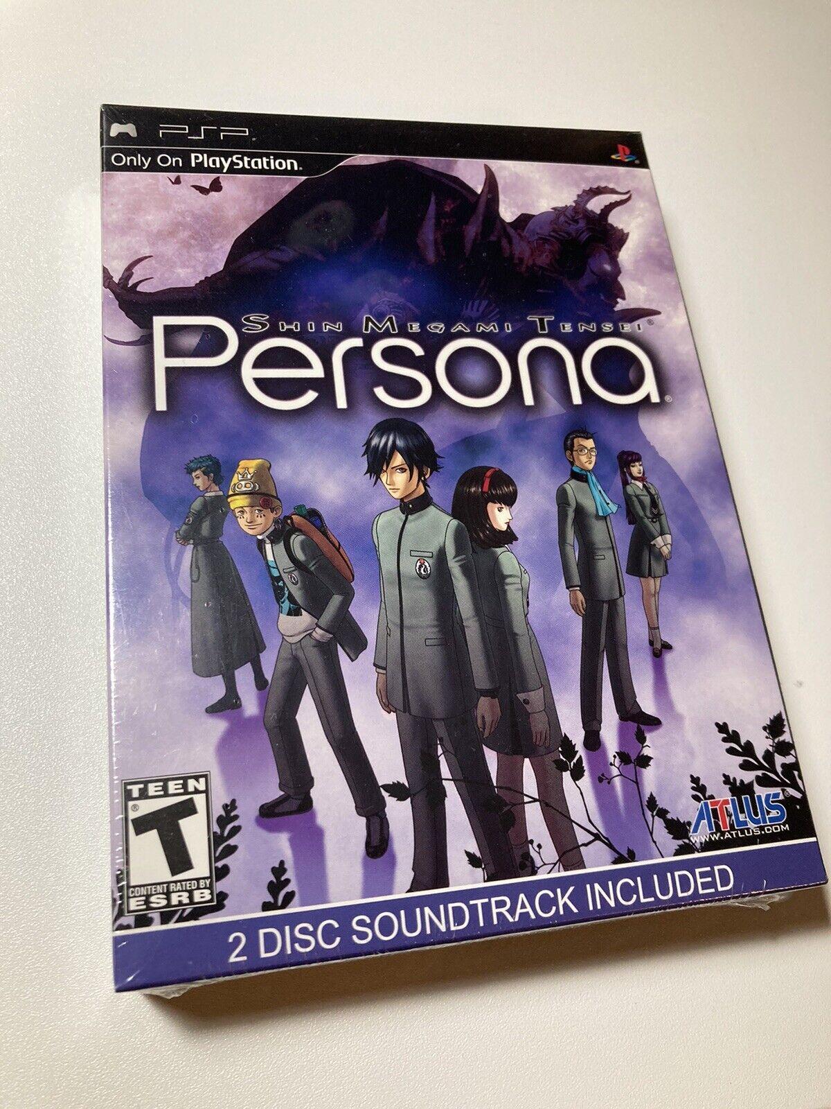 Shin Megami Tensei Persona Soundtrack Bundle New Item Box And Manual Psp