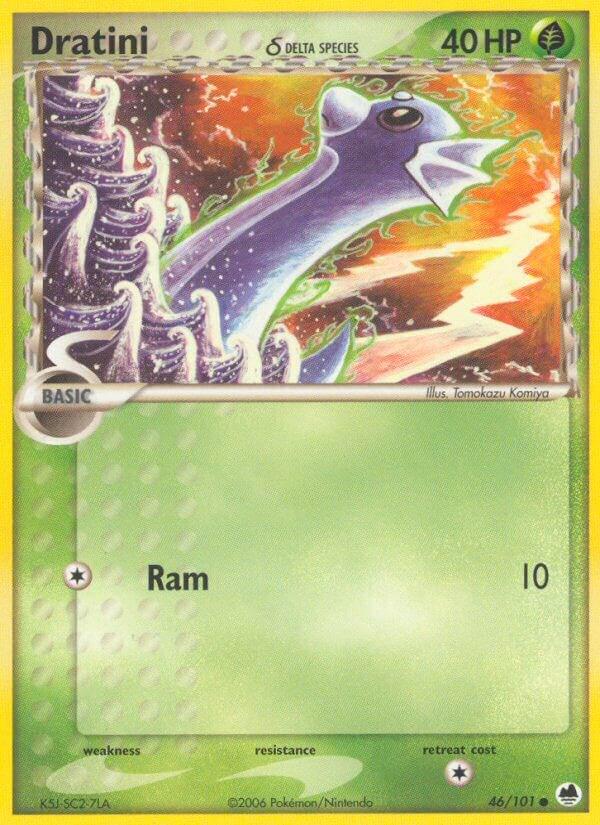 Dratini #46 Pokemon Dragon Frontiers