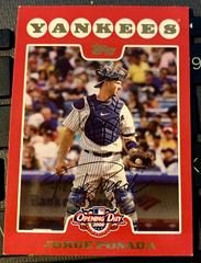 Jorge Posada #130 Baseball Cards 2008 Topps Opening Day Prices